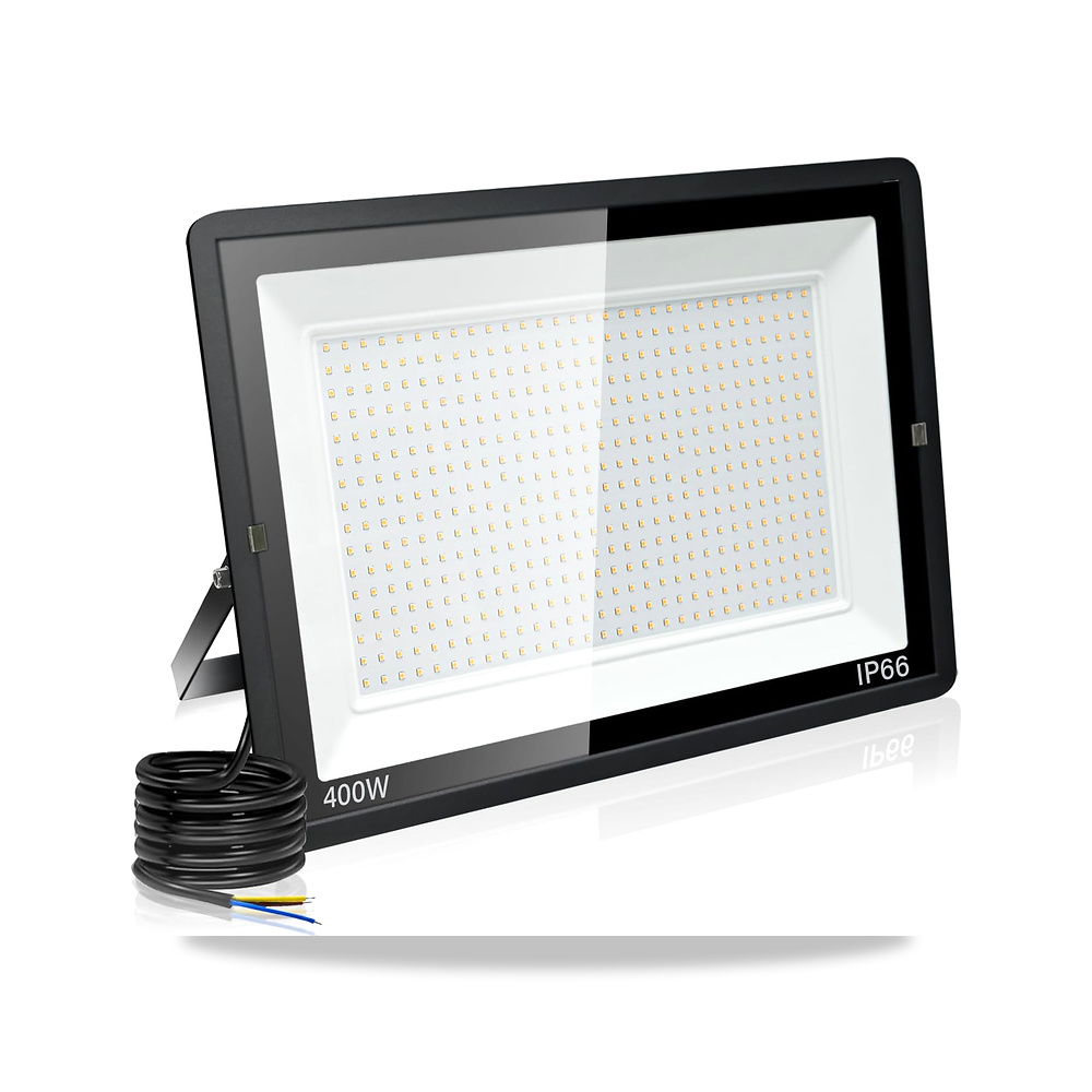 صورة منتج كشاف LED خارجي 400 واط مقاوم للماء بتصنيف IP66 لمقاومة المياه والغبار 6000 كلفن للمنزل والمرآب والفناء - كود الصنف reemco-2027-1533705 - ماركة يباع من خلال reemco - توريد وتصوير حصري لشركة ريمكو القابضة السعودية
