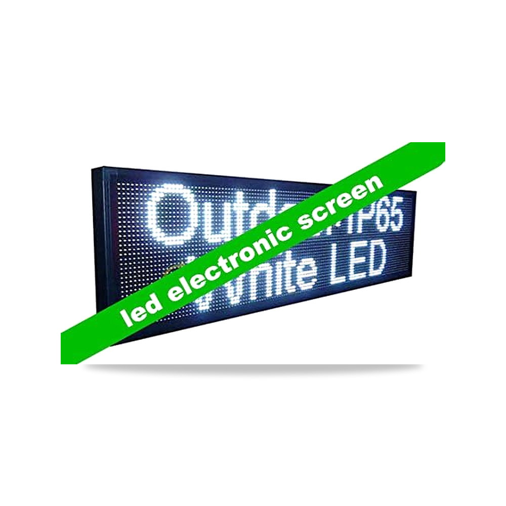 صورة منتج شاشة الكترونية LED للاماكن الخارجية من دي جيه جي في جي تي اف، لوح ابيض مقاس 15.7 × 53.9 انش DJGvgtf - كود الصنف reemco-2027-1533729 - ماركة يباع من خلال reemco - توريد وتصوير حصري لشركة ريمكو القابضة السعودية