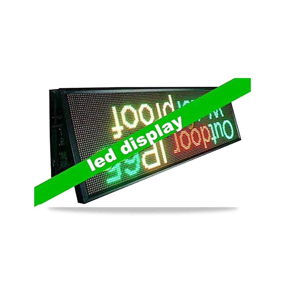 صورة منتج شاشة LED خارجية بوجهين من جي دي جيه اكس سي في بي، لوحة تمرير بلون ار جي واي ومقاس 22 انش × 66 انش لكل جانب GDJxcvb - كود الصنف reemco-2027-1533738 - ماركة يباع من خلال reemco - توريد وتصوير حصري لشركة ريمكو القابضة السعودية