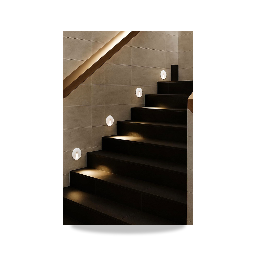 صورة منتج مصباح LED دائري 3 واط من تريبينغ كونسيل قدم بهيكل ابيض IP65 مقاوم للماء IP65 – حائط الومنيوم دافئ يثبت - كود الصنف reemco-2027-1533758 - ماركة يباع من خلال reemco - توريد وتصوير حصري لشركة ريمكو القابضة السعودية