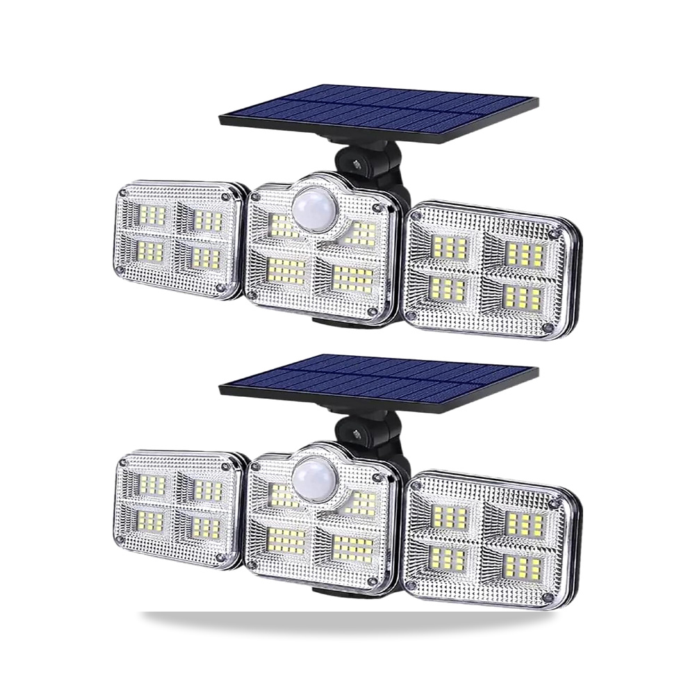 صورة منتج جهاز استشعار حركة يعمل بالطاقة الشمسية باضاءة LED بيضاء ساطعة للاماكن الخارجية للمنزل والغرفة والشرفة - كود الصنف reemco-2027-1533794 - ماركة يباع من خلال reemco - توريد وتصوير حصري لشركة ريمكو القابضة السعودية