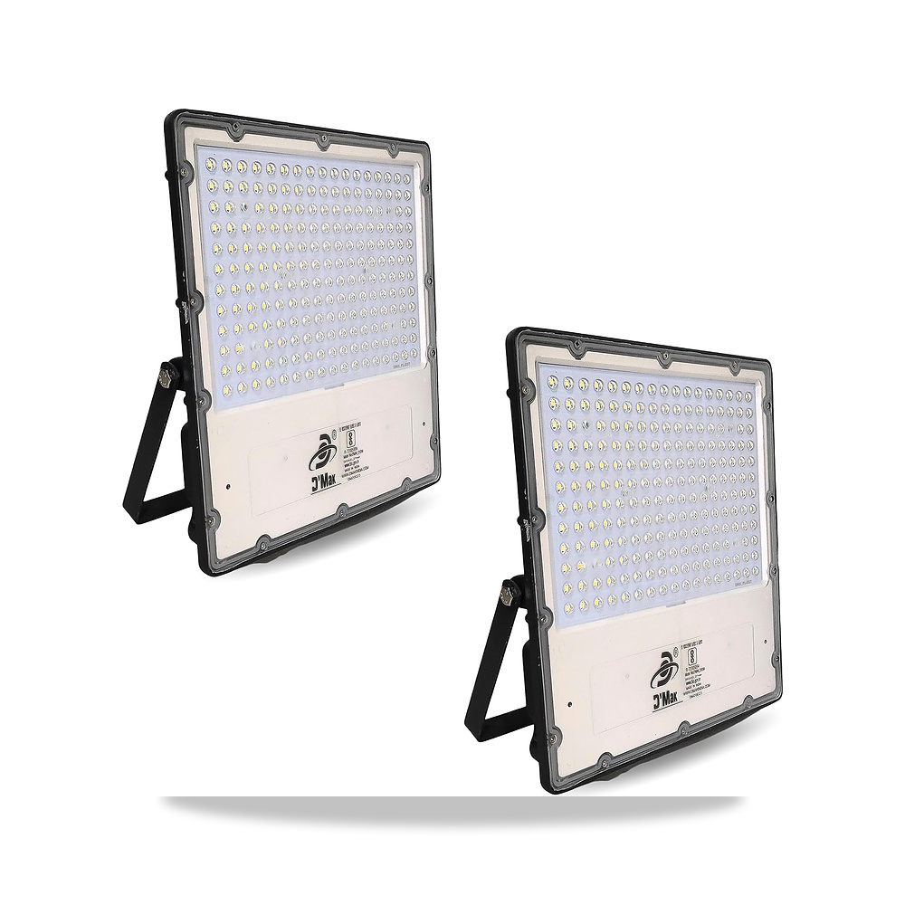 صورة منتج مصباح كشاف LED بعدسات 200 واط من دي ماك – مصابيح LED مقاومة للماء بتصنيف IP65 مع 120 LED واسع الشعاع للفناء - كود الصنف reemco-2027-1533843 - ماركة يباع من خلال reemco - توريد وتصوير حصري لشركة ريمكو القابضة السعودية