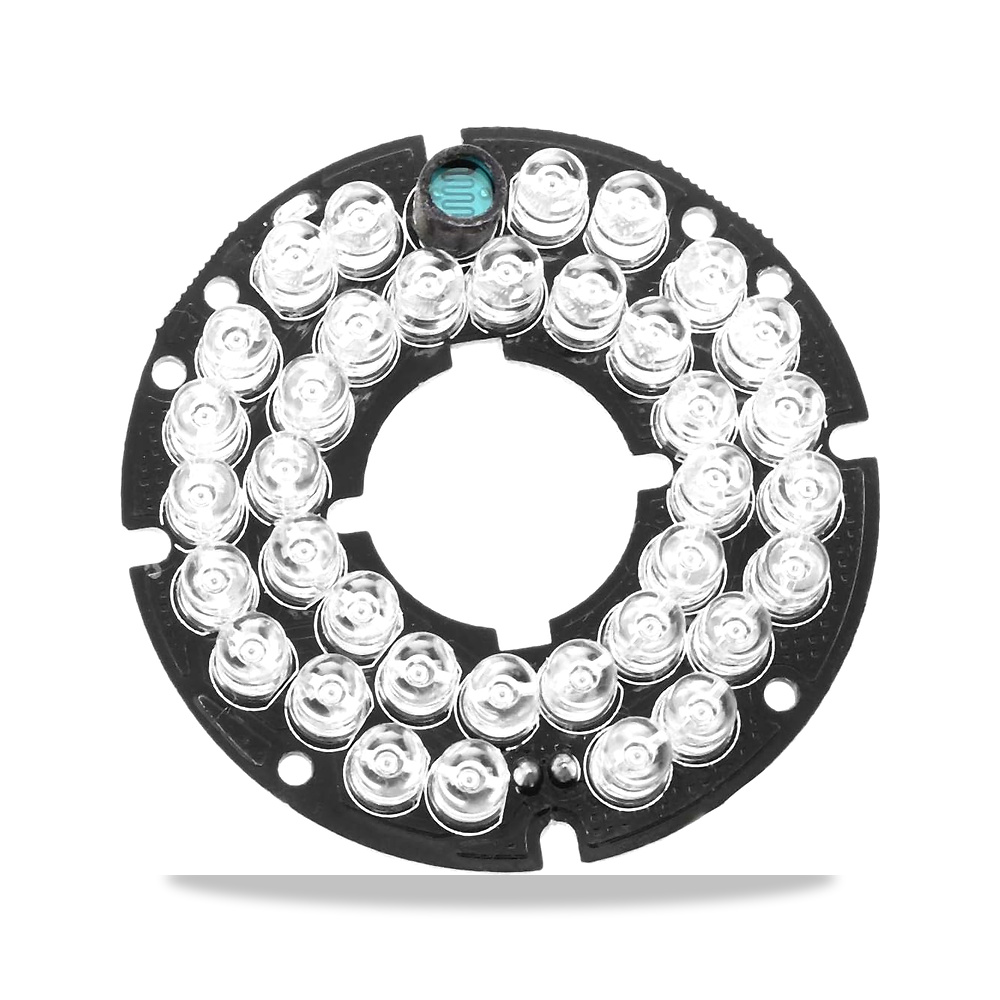 صورة منتج لوحة اضاءة بالاشعة تحت الحمراء 36 LED 850 نانومتر من سينبيك، دائرية 90 درجة، تحت لمصباح كاميرا المراقبة سي تي - كود الصنف reemco-2027-1533992 - ماركة يباع من خلال reemco - توريد وتصوير حصري لشركة ريمكو القابضة السعودية