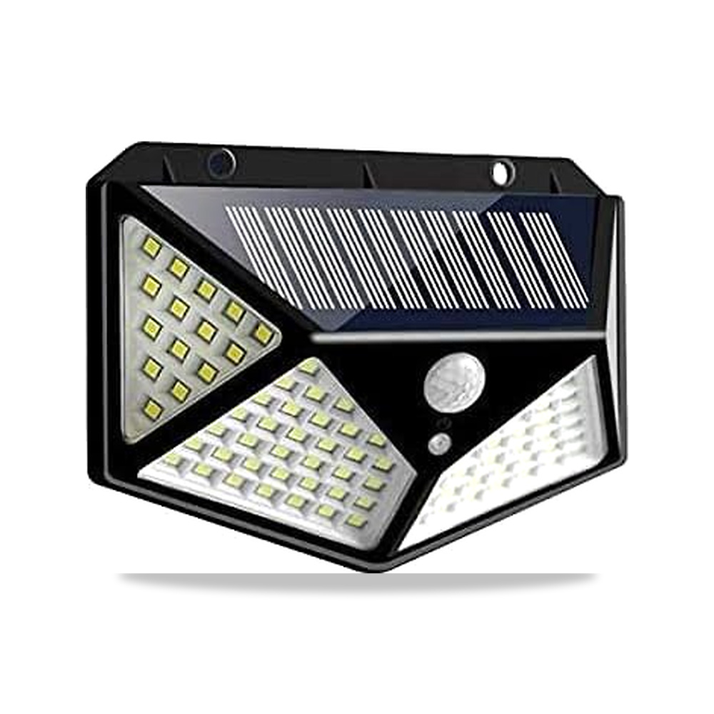 صورة منتج مصابيح شمسية للحديقة 100 مصباح LED بمستشعر حركة للمنزل والحديقة والاماكن الخارجية – مستشعر لاسلكي ساطع يعمل - كود الصنف reemco-2027-1534011 - ماركة يباع من خلال reemco - توريد وتصوير حصري لشركة ريمكو القابضة السعودية