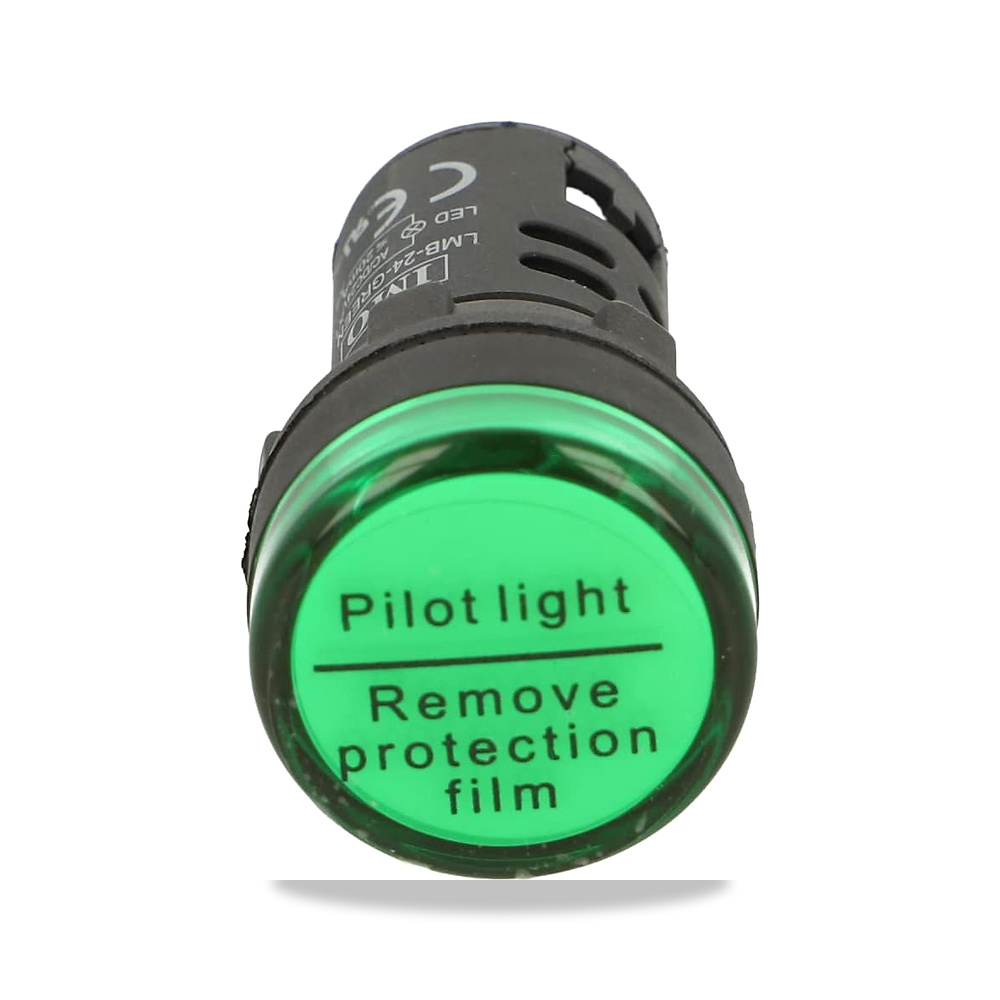 صورة منتج مصباح LED بايلوت LMB-24-GREEN من ايمو، 24 فولت تيار متردد/تيار مستمر، اخضر، IP65 – المادة نحاس - كود الصنف reemco-2027-1534134 - ماركة يباع من خلال reemco - توريد وتصوير حصري لشركة ريمكو القابضة السعودية