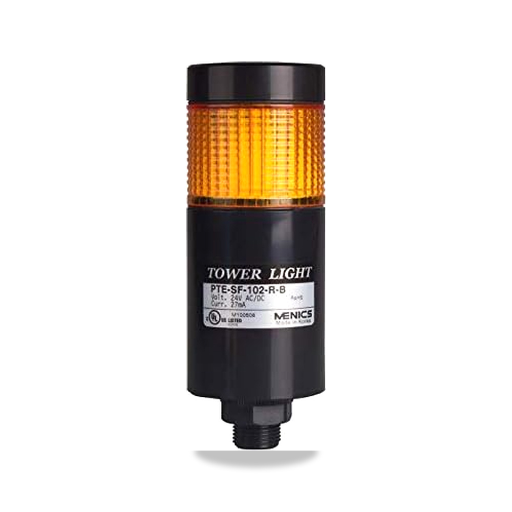 صورة منتج PTE-TC-102-Y-B، مصباح برج مكدس LED 56 ملم لون اصفر، وحدة تكديس واحدة، ثابت، تركيب مباشر، هيكل اسود، موصل - كود الصنف reemco-2027-1534145 - ماركة يباع من خلال reemco - توريد وتصوير حصري لشركة ريمكو القابضة السعودية
