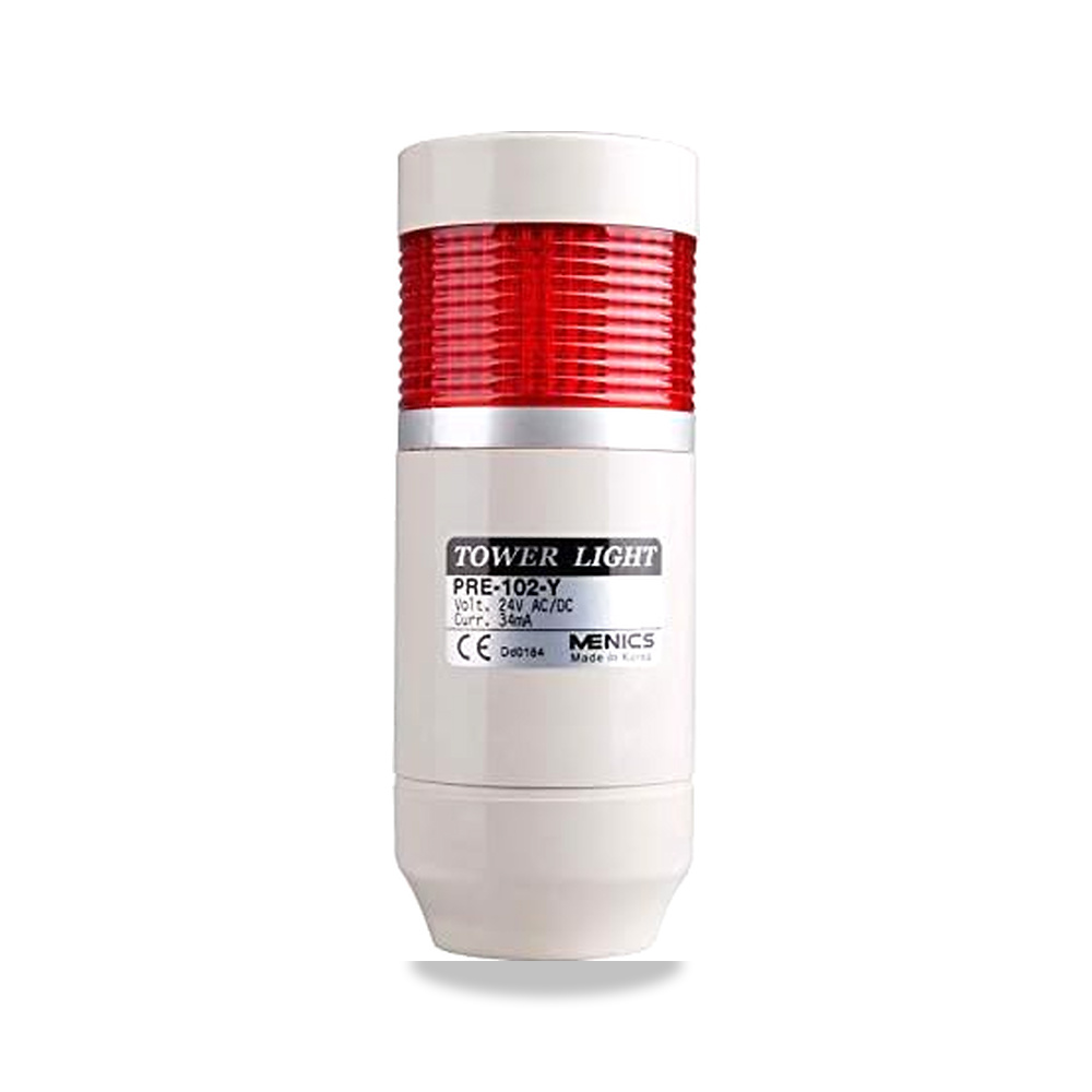 صورة منتج مصباح برج مكدس LED من PREF-120-R، 56 ملم لون احمر، وحدة تثبيت ثابتة/فلاش، هيكل بيج مثبت على العمود 25 انش - كود الصنف reemco-2027-1534155 - ماركة يباع من خلال reemco - توريد وتصوير حصري لشركة ريمكو القابضة السعودية