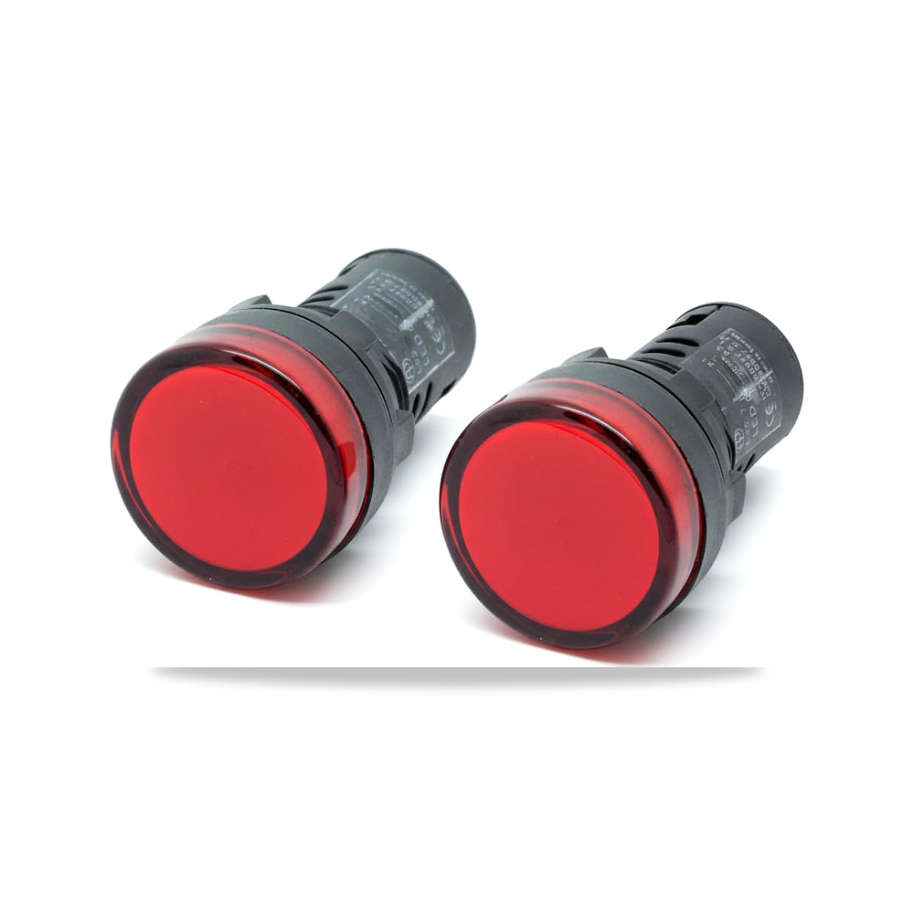 صورة منتج وحدة إنارة وإضاءة LED لوحة أحمر 220 فولت 22 مم Alpinetech موديل L22 - كود الصنف reemco-2027-1534308 - ماركة يباع من خلال reemco - توريد وتصوير حصري لشركة ريمكو القابضة السعودية