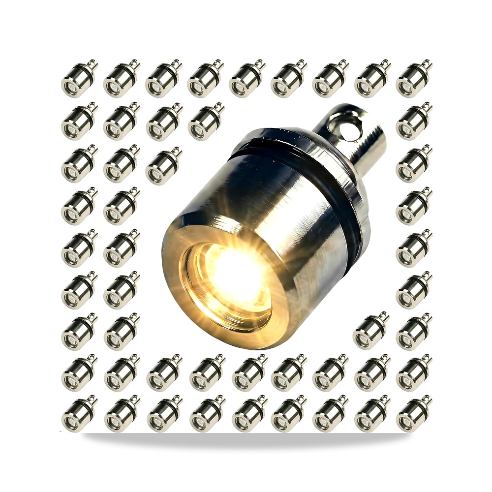 صورة منتج 50 عبوة من مصابيح LED صغيرة بيضاء دافئة، 9/16 × 3/8 انش، خيالية تعمل بالبطارية لبيوت الدمى المصغرة والحرف - كود الصنف reemco-2027-1534697 - ماركة يباع من خلال reemco - توريد وتصوير حصري لشركة ريمكو القابضة السعودية