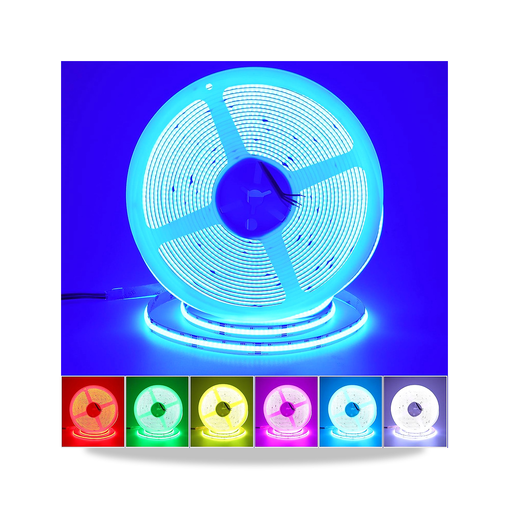 صورة منتج جويلت شريط اضاءة LED سي او بي بالوان RGB بطول 10 متر/32.8 قدم، 24 فولت 840 مصباح LED/M داخلي، 14 واط/متر RGB - كود الصنف reemco-2027-1535185 - ماركة يباع من خلال reemco - توريد وتصوير حصري لشركة ريمكو القابضة السعودية