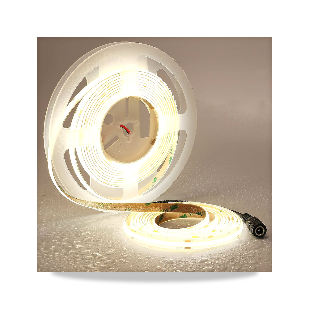 صورة منتج شريط LED COB من توباي 24 فولت ابيض طبيعي 4000 كلفن 5 متر خارجي مقاوم للماء IP65 CRI>93 480LED/M لاصق عالي - كود الصنف reemco-2027-1535192 - ماركة يباع من خلال reemco - توريد وتصوير حصري لشركة ريمكو القابضة السعودية