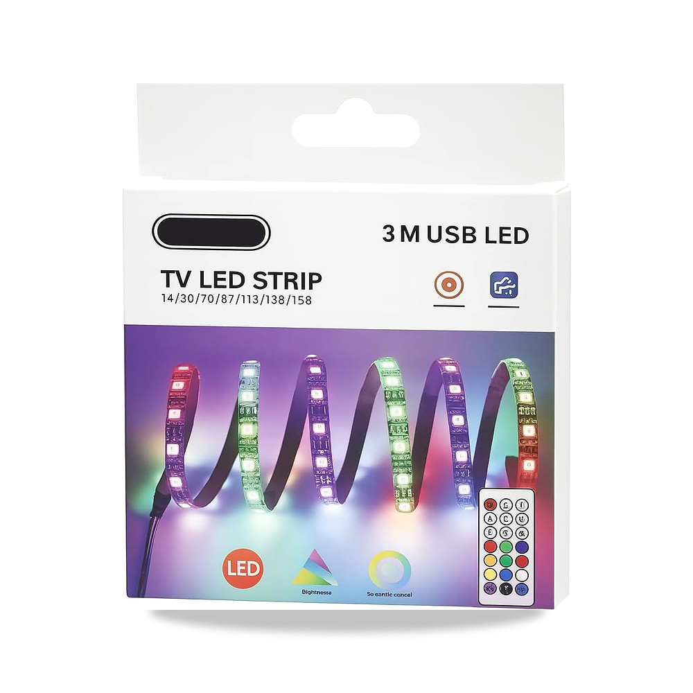 صورة منتج شريط إضاءة LED للديكور مقاوم للماء وموفر للطاقة بلون أبيض دافئ للإضاءة الداخلية والخارجية وديكور الكريسماس - كود الصنف reemco-2027-1535311 - ماركة يباع من خلال reemco - توريد وتصوير حصري لشركة ريمكو القابضة السعودية