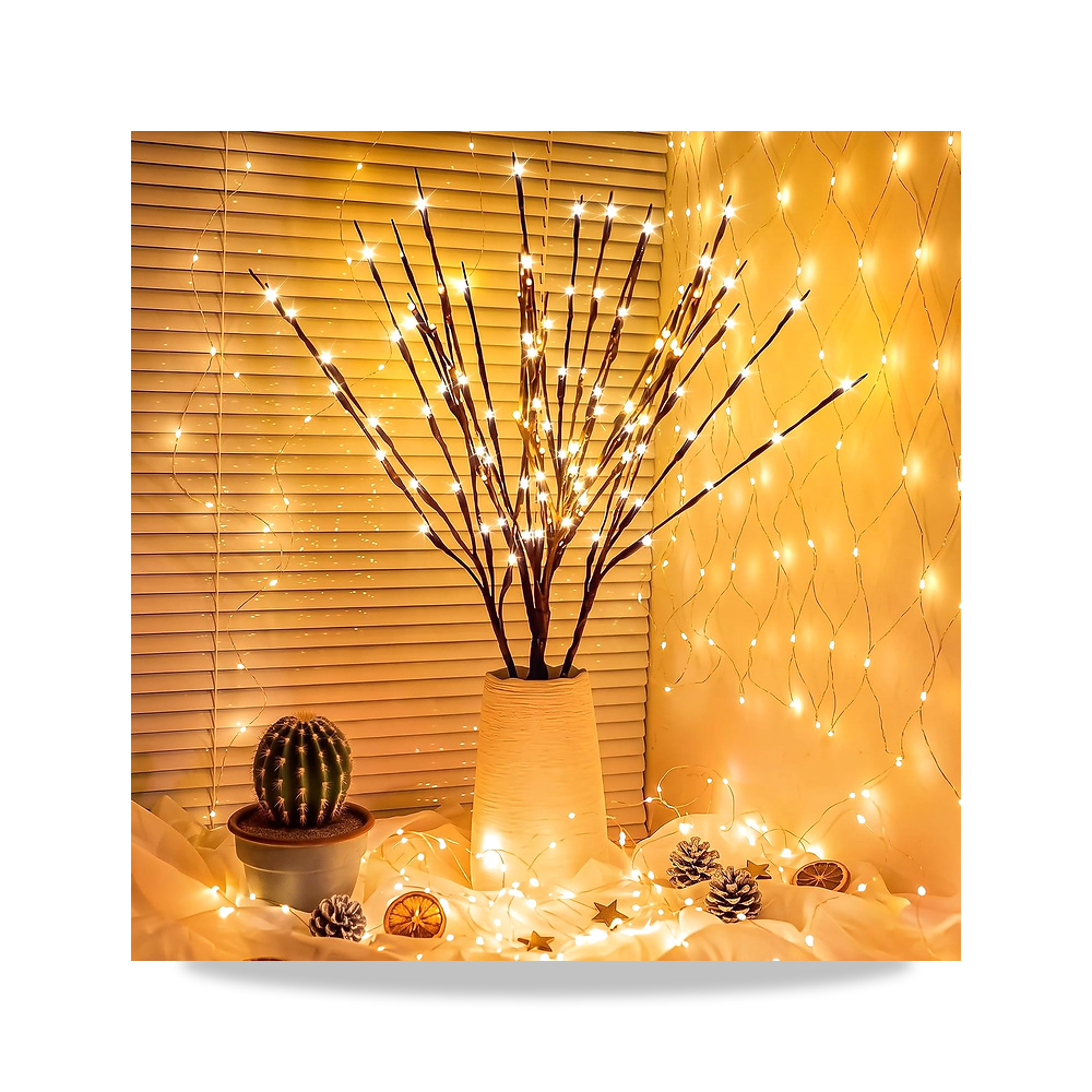 صورة منتج وحدة إنارة وإضاءة LED بطارية أبيض 73 سم روتكاسي – اللون Warm White – المادة Plastic Copper Wire - كود الصنف reemco-2027-1536433 - ماركة يباع من خلال reemco - توريد وتصوير حصري لشركة ريمكو القابضة السعودية