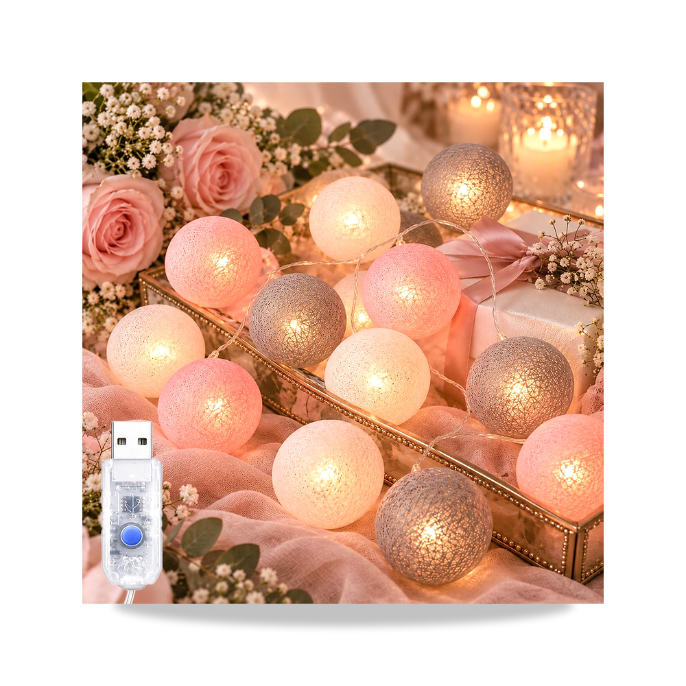 صورة منتج وحدة إنارة وإضاءة LED رمادي 3 متر ALEGRE – اللون Powder grey with USB timer – الطول approx. 3 m 20 LED. - كود الصنف reemco-2027-1536461 - ماركة يباع من خلال reemco - توريد وتصوير حصري لشركة ريمكو القابضة السعودية