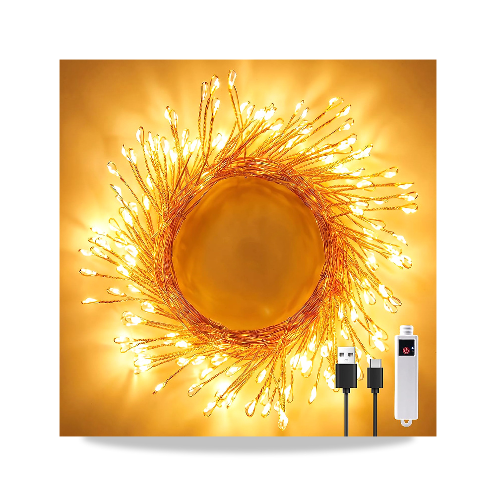 صورة منتج مصابيح LED فيري لشجرة الكريسماس بلون ابيض دافئ، عنقودية تعمل NWPUSZ – اللون warm white – اللون الفاتح Warm white - كود الصنف reemco-2027-1536688 - ماركة يباع من خلال reemco - توريد وتصوير حصري لشركة ريمكو القابضة السعودية