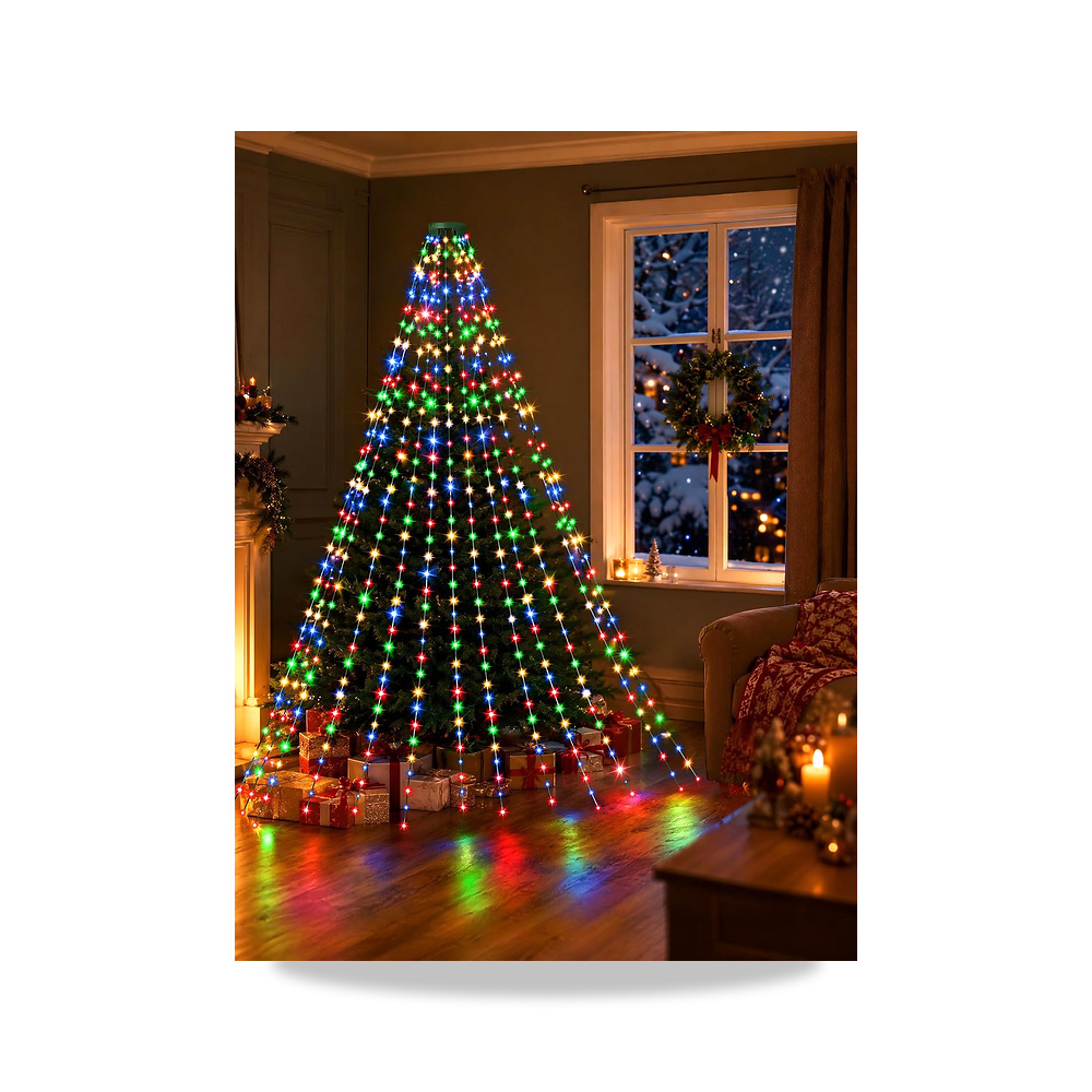 صورة منتج مصابيح شجرة الكريسماس المتتالية من ايبانك، 300 مصباح LED للكريسماس عن بعد Epunk – اللون Colored Lights – اللون الفاتح White, Yellow - كود الصنف reemco-2027-1537476 - ماركة يباع من خلال reemco - توريد وتصوير حصري لشركة ريمكو القابضة السعودية