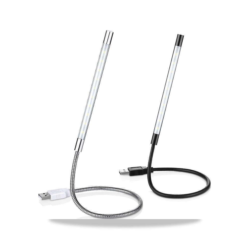 صورة منتج مادر قطعتان من مصباح USB LED بمنفذ USB للابتوب والكيبورد ضوء عنق الاوزة ضوء الكمبيوتر ضوء مرن قابل للتعتيم - كود الصنف reemco-2027-1538912 - ماركة يباع من خلال reemco - توريد وتصوير حصري لشركة ريمكو القابضة السعودية