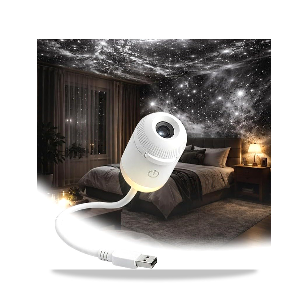 صورة منتج جهاز عرض نجوم جالكسي 2 في 1، ضوء ليلي وجهاز عرض مع 12 طبقة نمط، مصباح فضاء LED قابل للتعديل 360 درجة، أفلام - كود الصنف reemco-2027-1539077 - ماركة يباع من خلال reemco - توريد وتصوير حصري لشركة ريمكو القابضة السعودية