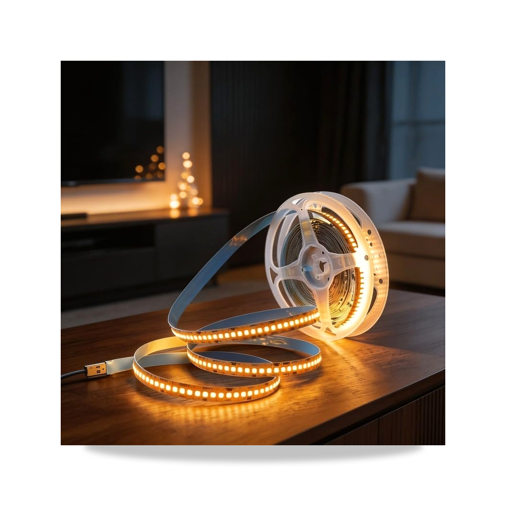 صورة منتج شريط اضاءة LED مرن لجدران التلفزيون والخزائن وديكور الغرفة - كود الصنف reemco-2027-1539309 - ماركة يباع من خلال reemco - توريد وتصوير حصري لشركة ريمكو القابضة السعودية