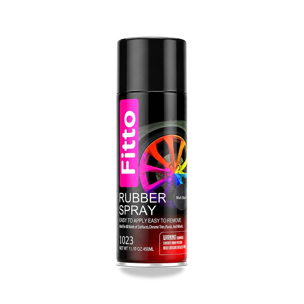 صورة منتج بخاخ مطاطي من فيتو بلون اسود غير لامع سعة 450 مل، طلاء متعدد الاسطح قابل للتقشير لاطارات العجلات والكروم - كود الصنف reemco-2027-1568361 - ماركة يباع من خلال reemco - توريد وتصوير حصري لشركة ريمكو القابضة السعودية