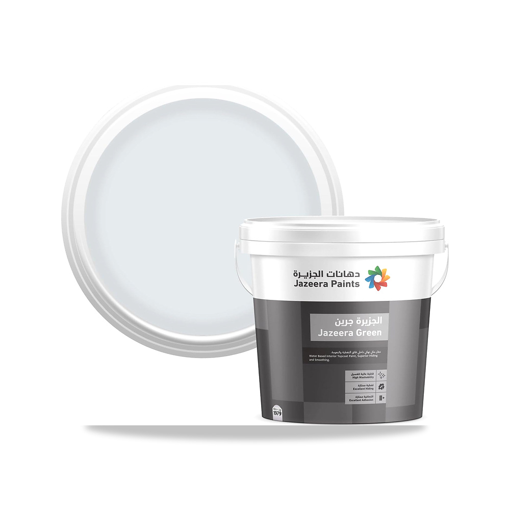 صورة منتج جرين دهان جدران داخلية نصف لامع 900مل (اللون : سيتي وواك) Jazeera Paints – اللون City Walk – المقاس 900 ml - كود الصنف reemco-2027-1568715 - ماركة يباع من خلال reemco - توريد وتصوير حصري لشركة ريمكو القابضة السعودية