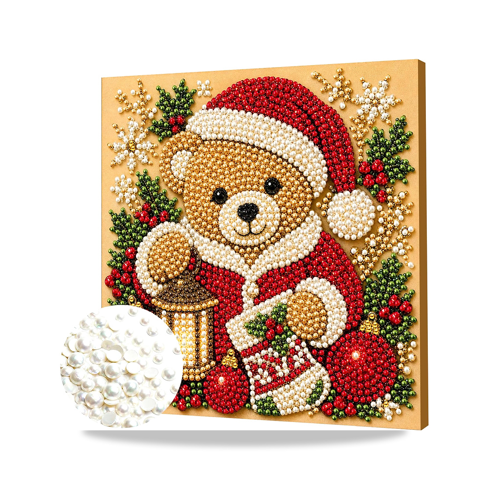 صورة منتج قلم طلاء ماسي ثلاجية بصفائح من EcoGleam ديكور معلق على الحائط – اللون Christmas Bear – 20 x 20 x 1 سم - كود الصنف reemco-2027-1569184 - ماركة يباع من خلال reemco - توريد وتصوير حصري لشركة ريمكو القابضة السعودية