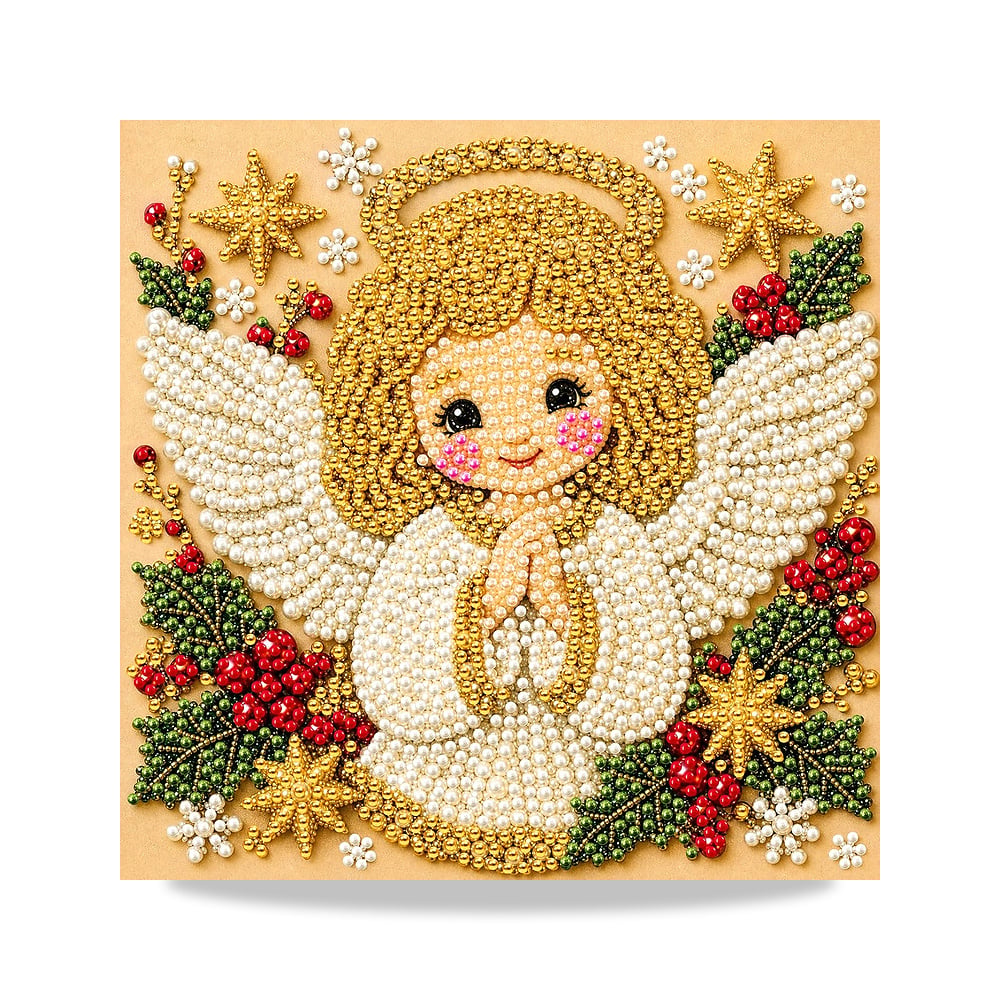 صورة منتج قلم طلاء ماسي ثلاجية بصفائح من EcoGleam ديكور معلق على الحائط – اللون Christmas angels – 20 x 20 x 1 سم - كود الصنف reemco-2027-1569186 - ماركة يباع من خلال reemco - توريد وتصوير حصري لشركة ريمكو القابضة السعودية