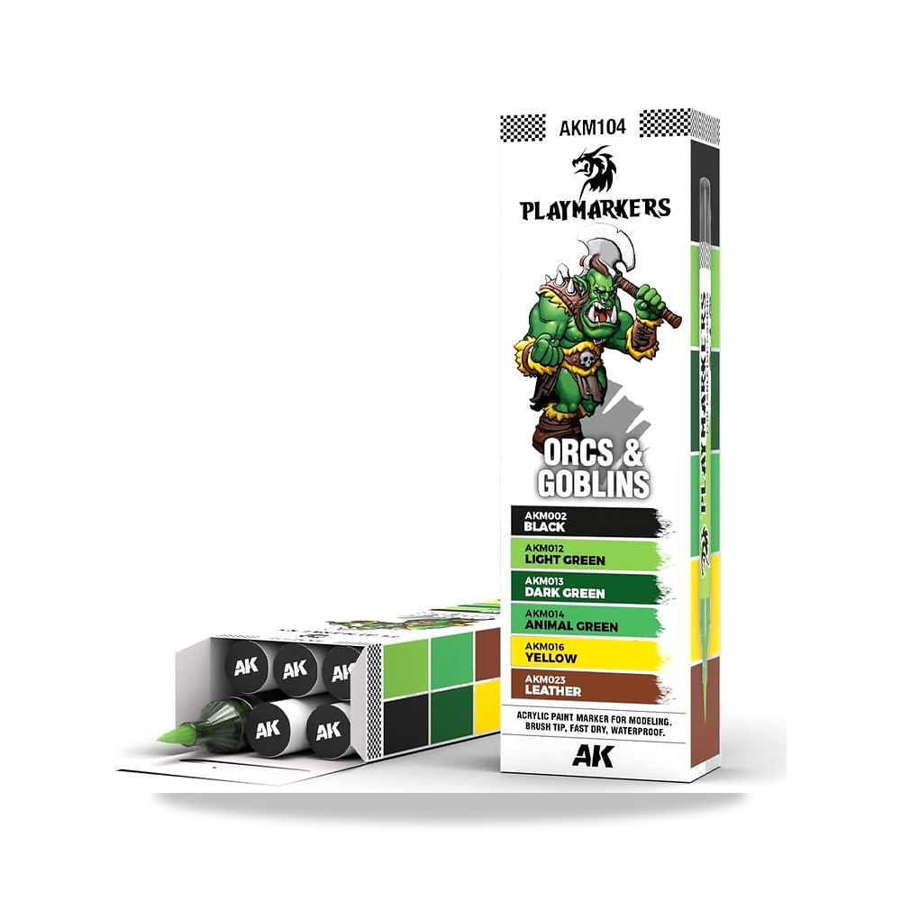 صورة منتج مجموعة علامات اللعب AKM104 ORCS & GOBLINS من ايه كيه (6 قطع) - كود الصنف reemco-2027-1570604 - ماركة يباع من خلال reemco - توريد وتصوير حصري لشركة ريمكو القابضة السعودية