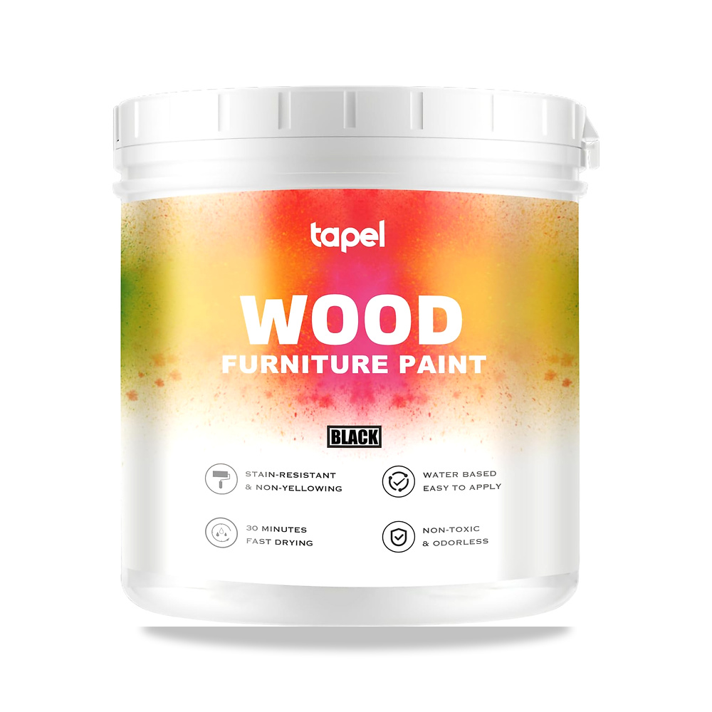 صورة منتج طلاء اثاث خشبي من تابل Tapel – اللون أسود – المقاس 1 l (Pack of 1) - كود الصنف reemco-2027-1571126 - ماركة يباع من خلال reemco - توريد وتصوير حصري لشركة ريمكو القابضة السعودية