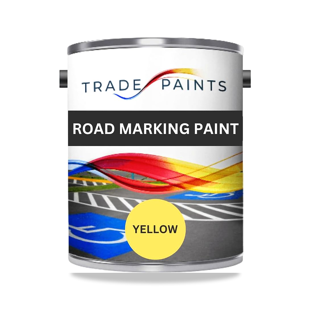 صورة منتج طلاء شديد التحمل لتحديد موقف السيارات (5 لتر، اصفر) Trade Paints – المقاس 5 l (Pack of 1) - كود الصنف reemco-2027-1572000 - ماركة يباع من خلال reemco - توريد وتصوير حصري لشركة ريمكو القابضة السعودية