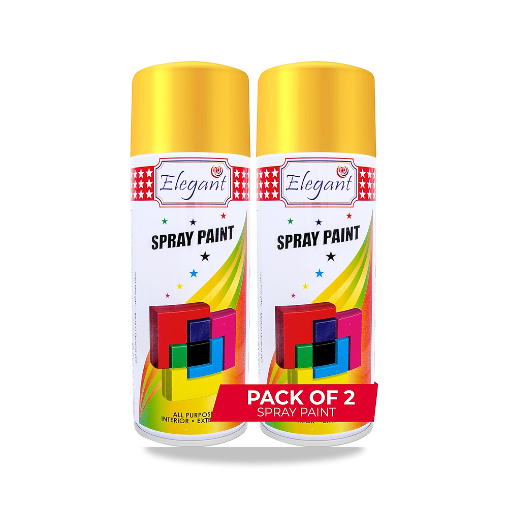 صورة منتج طلاء بخاخ انيق متعدد الاغراض – اصفر ساطع – 400 مل – عبوة من قطعتين – المقاس TWIN Pack – Pack of 2 - كود الصنف reemco-2027-1572214 - ماركة يباع من خلال reemco - توريد وتصوير حصري لشركة ريمكو القابضة السعودية