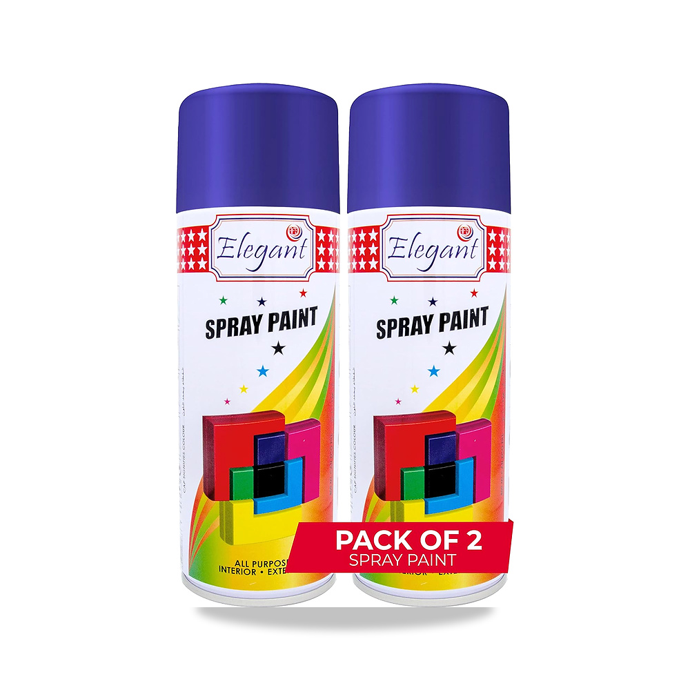 صورة منتج طلاء بخاخ متعدد الاغراض من اليجانت – ازرق داكن – 400 مل – عبوة من قطعتين – المقاس TWIN Pack – Pack of 2 - كود الصنف reemco-2027-1572215 - ماركة يباع من خلال reemco - توريد وتصوير حصري لشركة ريمكو القابضة السعودية
