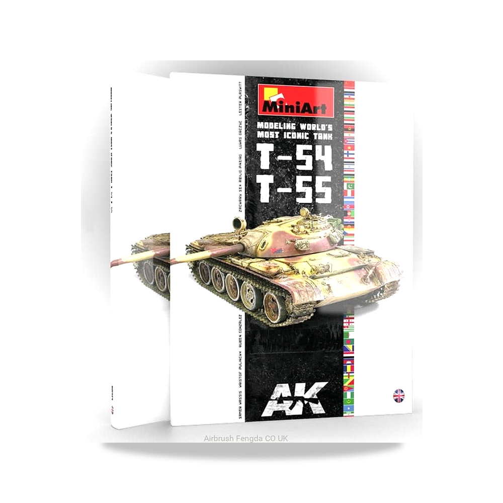 صورة منتج ايه كيه انتراكتيف كتاب 914 T-54/T-55 دبابة النمذجة الاكثر شهرة في العالم (176 صفحة) (انجليزي) موديل AK-AK914.˙ - كود الصنف reemco-2027-1572631 - ماركة يباع من خلال reemco - توريد وتصوير حصري لشركة ريمكو القابضة السعودية