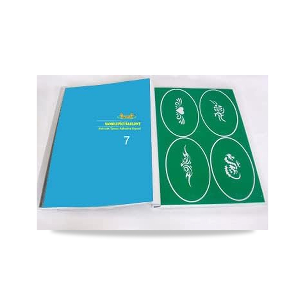 صورة منتج كتاب استنسل للوشم البخاخ نوع 07 اير براش فينجدا - كود الصنف reemco-2027-1573220 - ماركة يباع من خلال reemco - توريد وتصوير حصري لشركة ريمكو القابضة السعودية