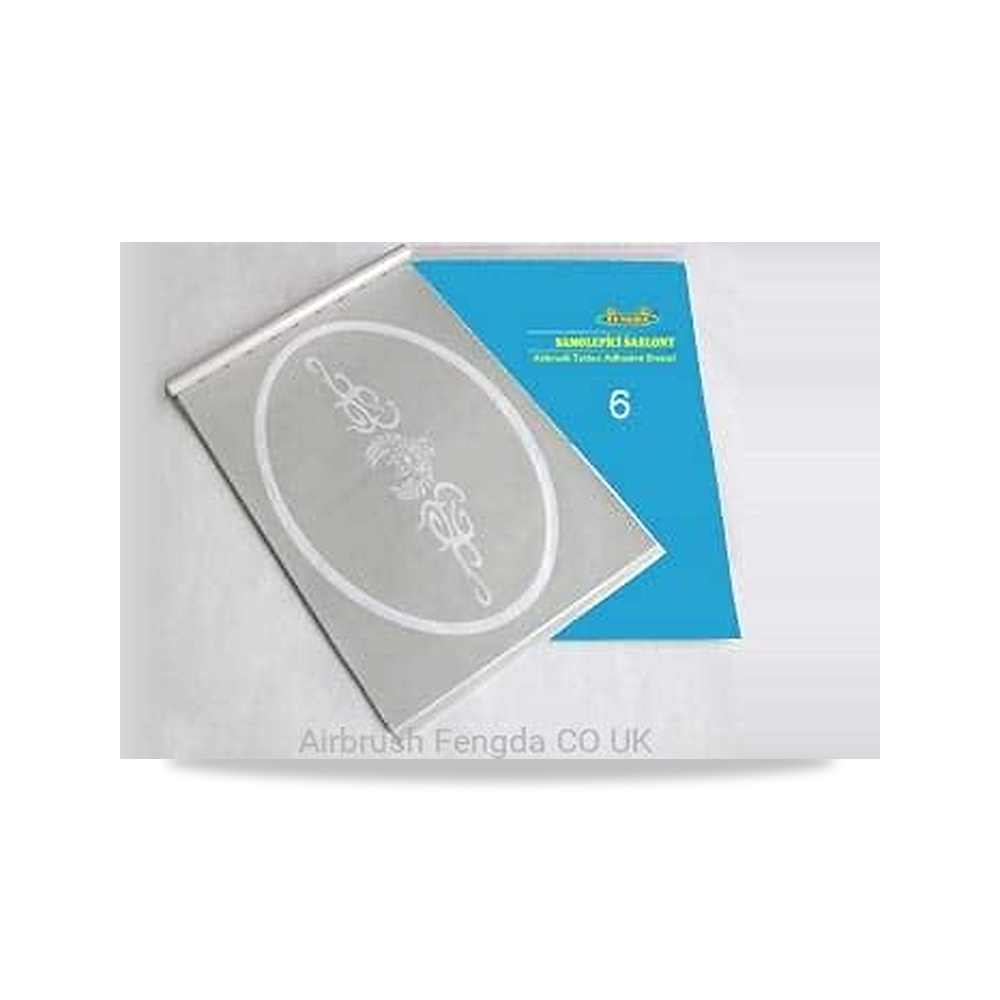 صورة منتج كتاب استنسل للوشم البخاخ نوع 06 اير براش فينجدا - كود الصنف reemco-2027-1573289 - ماركة يباع من خلال reemco - توريد وتصوير حصري لشركة ريمكو القابضة السعودية