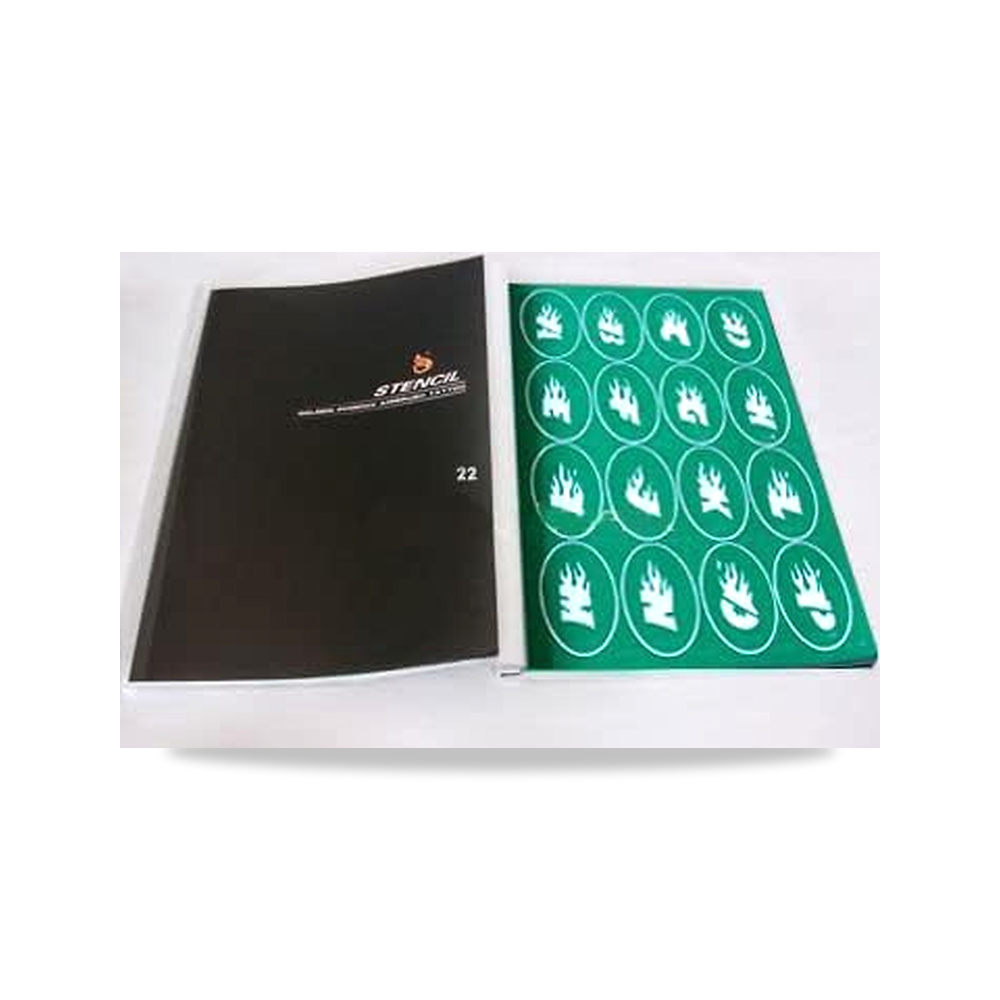 صورة منتج كتاب استنسل للوشم البخاخ، نوع 22 اير براش فينجدا - كود الصنف reemco-2027-1573294 - ماركة يباع من خلال reemco - توريد وتصوير حصري لشركة ريمكو القابضة السعودية