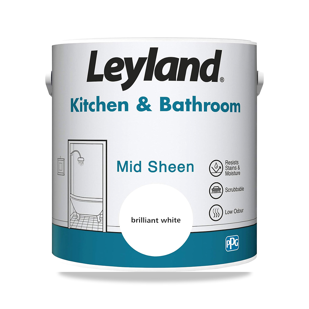 صورة منتج طقم مطبخ وحمام متوسط اللمعان من ليلاند، ابيض لامع، 2.5 لتر Leyland – المقاس 2.5 l (Pack of 1) - كود الصنف reemco-2027-1573845 - ماركة يباع من خلال reemco - توريد وتصوير حصري لشركة ريمكو القابضة السعودية