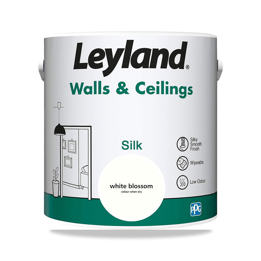 صورة منتج حوائط واسقف حريرية من ليلاند، 2.5 لتر، لون ابيض، موديل 423415 Leyland – اللون وايت بلوسوم – المقاس 2.5 l (Pack of 1) - كود الصنف reemco-2027-1573864 - ماركة يباع من خلال reemco - توريد وتصوير حصري لشركة ريمكو القابضة السعودية
