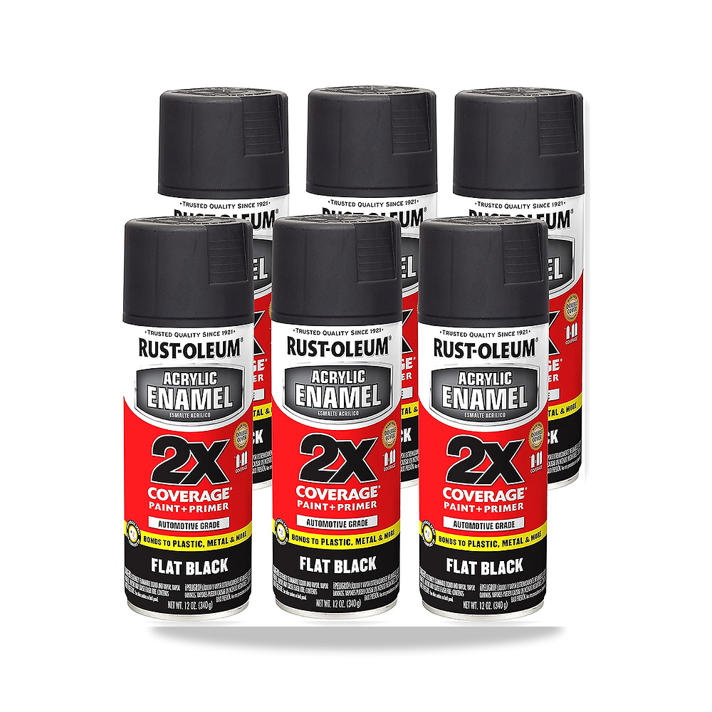 صورة منتج رست اوليم بخاخ طلاء للسيارات 271918-6PK من 6 قطع، اسود مسطح – المقاس 6 Pack - كود الصنف reemco-2027-1573954 - ماركة يباع من خلال reemco - توريد وتصوير حصري لشركة ريمكو القابضة السعودية