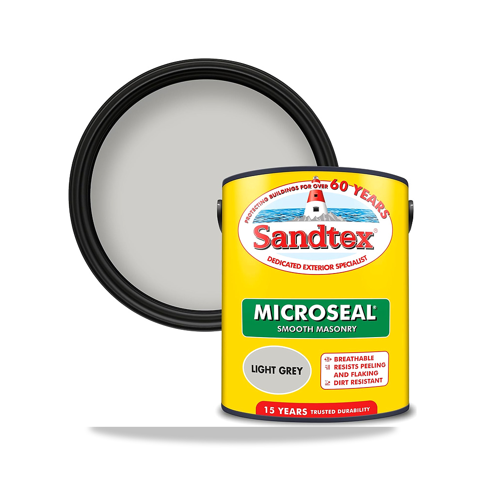 صورة منتج طلاء بناء فائق النعومة سعة 5 لتر من ساندتكس – رمادي فاتح SANDTEX – اللون سكني فاتح – المقاس 5 l (Pack of 1) - كود الصنف reemco-2027-1574393 - ماركة يباع من خلال reemco - توريد وتصوير حصري لشركة ريمكو القابضة السعودية