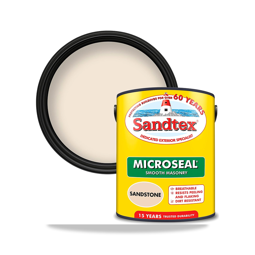 صورة منتج طلاء بناء فائق النعومة سعة 5 لتر من ساندتكس – حجر رملي SANDTEX – اللون Sandstone – المقاس 5 l (Pack of 1) - كود الصنف reemco-2027-1574415 - ماركة يباع من خلال reemco - توريد وتصوير حصري لشركة ريمكو القابضة السعودية