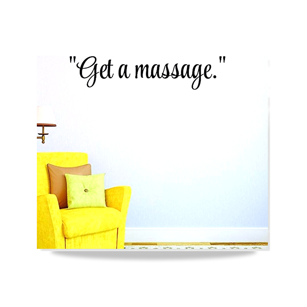 ديزاين ويذ فينايل ملصق US V SOS 897 2 الأكثر مبيعًا Get A Massage.Wall Art المقاس: 8 بوصة × 30 بوصة اللون