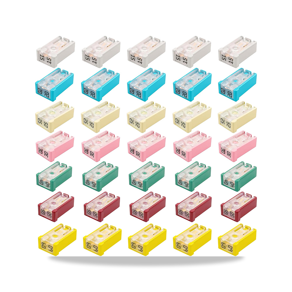 صورة منتج مجموعة صمامات خرطوشة صغيرة مشقوقة للسيارات على شكل كيس مكونة من 35 قطعة من Weasch – 60 أمبير – 32 فولت - كود الصنف reemco-2027-1582421 - ماركة يباع من خلال reemco - توريد وتصوير حصري لشركة ريمكو القابضة السعودية