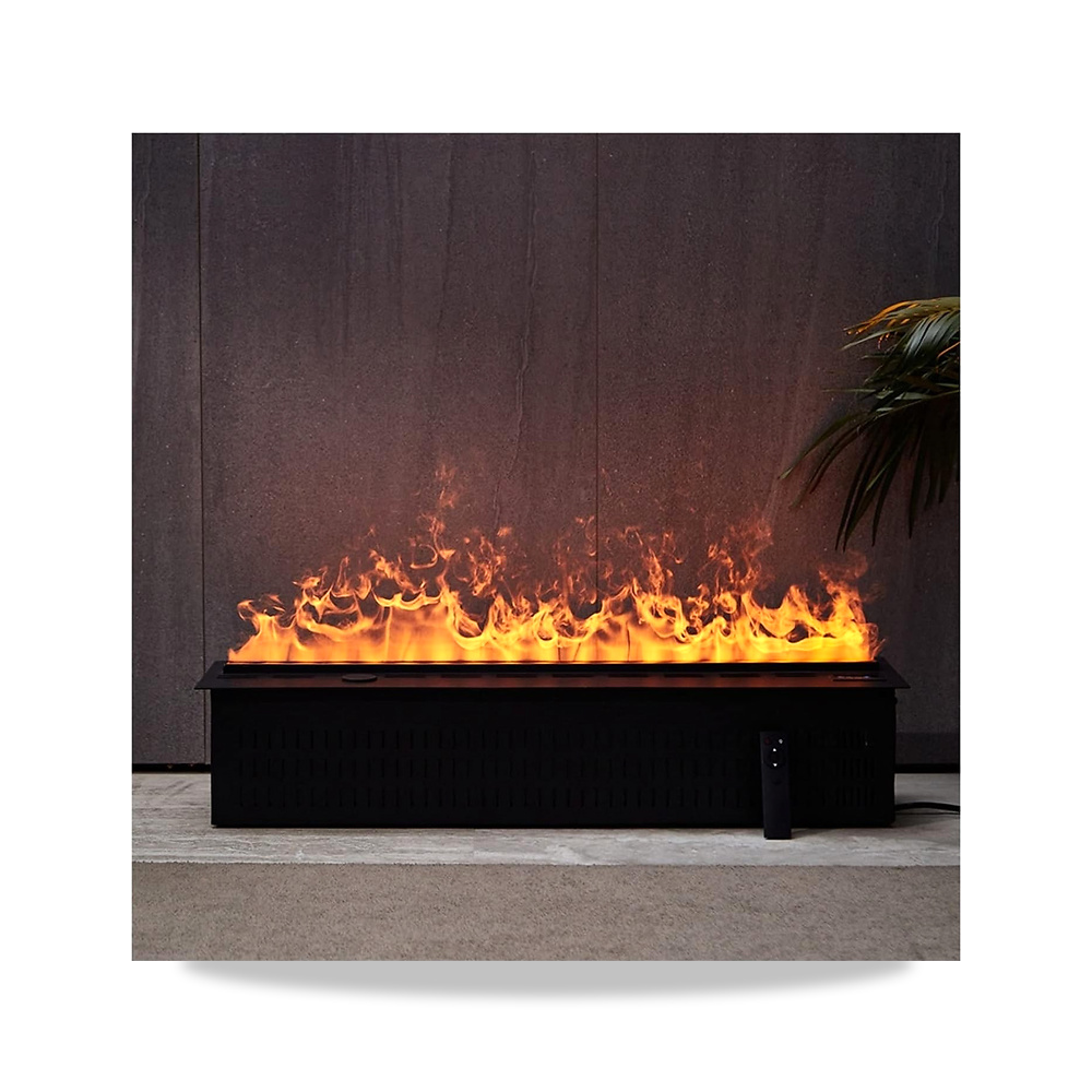 صورة منتج مدفاة كهربائية بتصميم لهب وهمي مقاس 39 انش، مجوفة ثلاثية الابعاد لتزيين الموقد الكهربائي وزر شاشة وجهاز تحكم - كود الصنف reemco-2027-1600289 - ماركة يباع من خلال reemco - توريد وتصوير حصري لشركة ريمكو القابضة السعودية