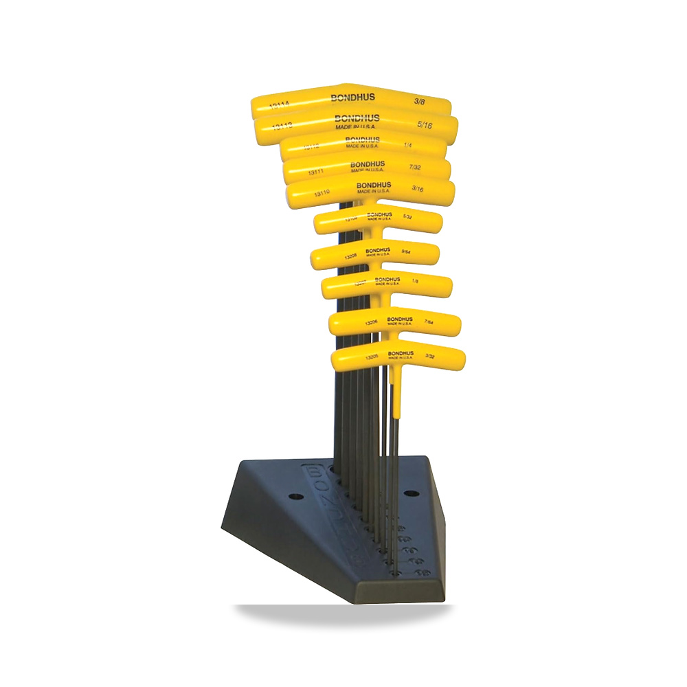 صورة منتج مجموعة مفكات BTX10/S 13190 من 10 ومقابض سداسية على شكل حرف T مع حامل من بوندهس، مقاسات من 2.3 – 9.5 ملم - كود الصنف reemco-2027-1602807 - ماركة يباع من خلال reemco - توريد وتصوير حصري لشركة ريمكو القابضة السعودية