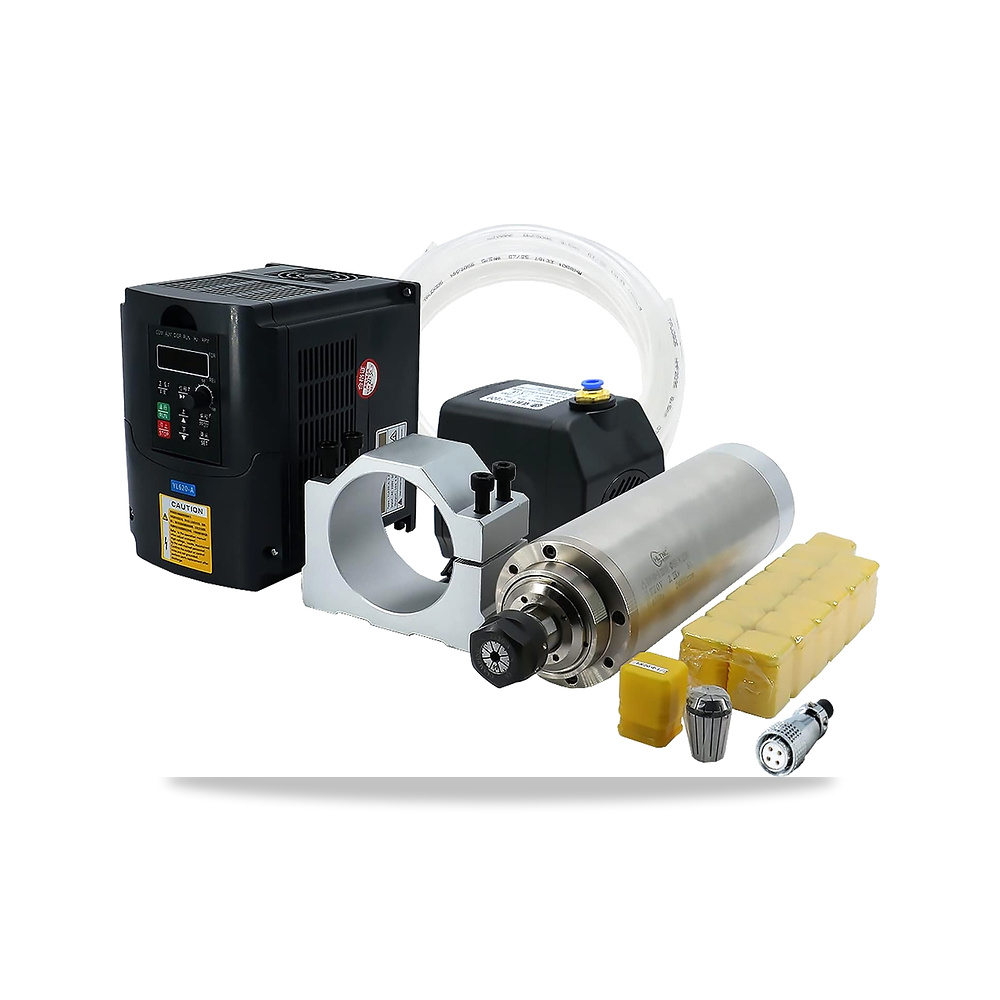 صورة منتج مجموعة محرك مغزل، اداة CNC 2200 واط 2.2 كيلو واط 24000 دورة في الدقيقة ER20 مغزل تبريد مياه VFD 80 واط – المُصنِّع جيني - كود الصنف reemco-2027-1616455 - ماركة يباع من خلال reemco - توريد وتصوير حصري لشركة ريمكو القابضة السعودية