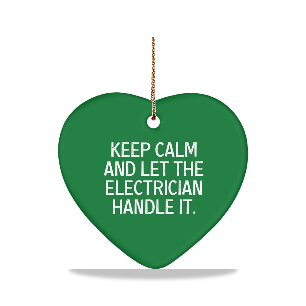 صورة منتج Best Electrician, Keep Calm and Let The Handle It.، حلية قلب كهربائي من الزملاء جيم اون نوفلتيز - كود الصنف reemco-2027-1617292 - ماركة يباع من خلال reemco - توريد وتصوير حصري لشركة ريمكو القابضة السعودية