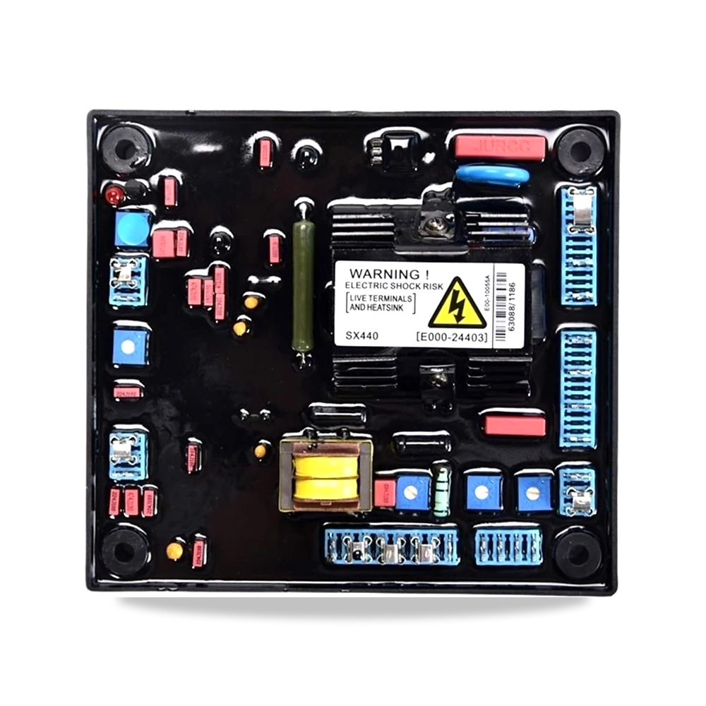 صورة منتج منظم مولد كهربائي SX440 AVR وحدة التحكم التلقائي في الجهد 200 كيلو واط بدون فرش مرحلة واحدة ثلاثي المراحل (SX440) - كود الصنف reemco-2027-1631680 - ماركة يباع من خلال reemco - توريد وتصوير حصري لشركة ريمكو القابضة السعودية