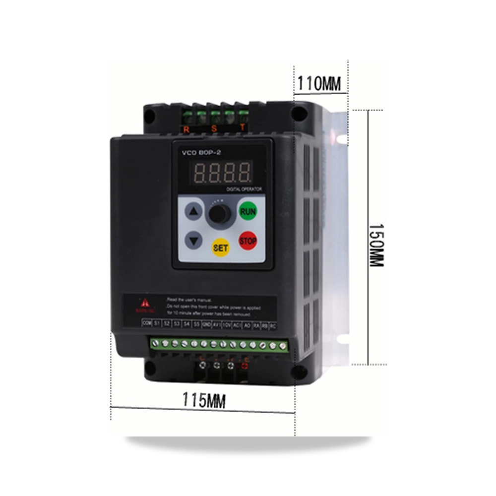 صورة منتج محول تردد متغير 0.75kw/1.5kw/2.2kw VFD 1P مدخل 3P صغير لمحرك المغزل سي ان سي من واي اف في جيه كيه بي YFFVJKP - كود الصنف reemco-2027-1637827 - ماركة يباع من خلال reemco - توريد وتصوير حصري لشركة ريمكو القابضة السعودية