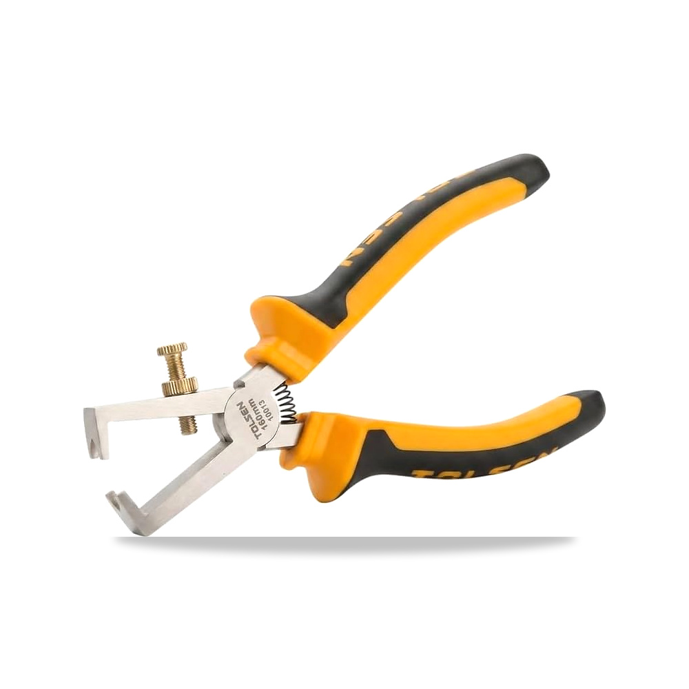 صورة منتج زردية (قشارة) اسلاك يدوية مقاس 6 – تولسن – المادة Alloy Steel, Plastic – اللون Orange And Black - كود الصنف reemco-2027-1652158 - ماركة يباع من خلال reemco - توريد وتصوير حصري لشركة ريمكو القابضة السعودية
